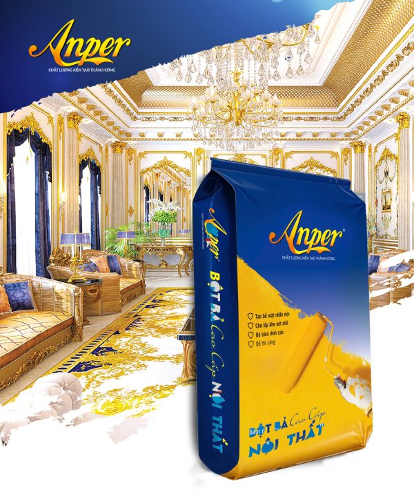 Bột bả nội thất Anper