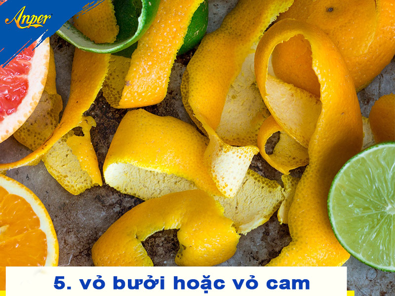 Vỏ cam, vỏ bưởi – Tận dụng nguyên liệu tự nhiên trong bếp