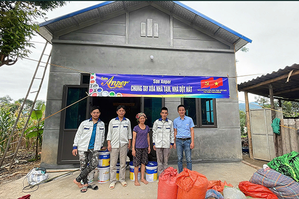 Sơn Anper – Chung tay xóa nhà tạm, nhà dột nát tại Thị trấn Tam Đường, Lai Châu