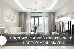 CHỌN MÀU SƠn THEO MỆNH GIA CHỦ